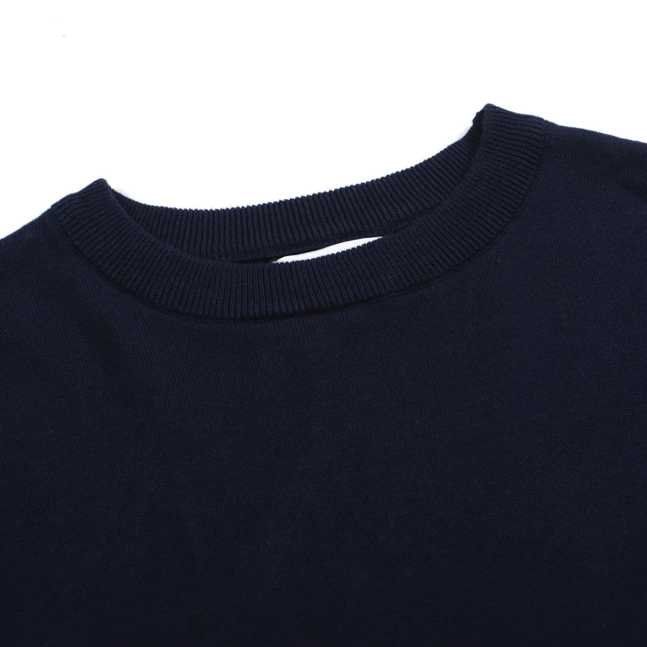 Women's dark blue Lightning vintage knit top