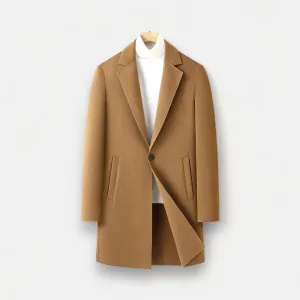 Woolen business long coat